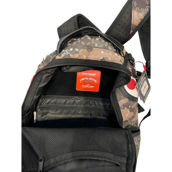 Sprayground $ Pattern Over Camo Backpack - Picture 3 of 5